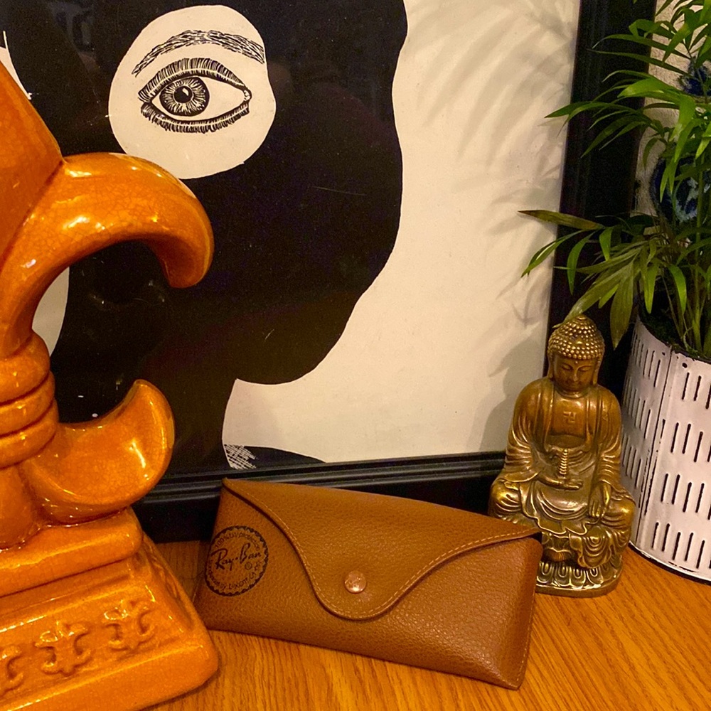 Ray ban Rayban sunglasses case brown
